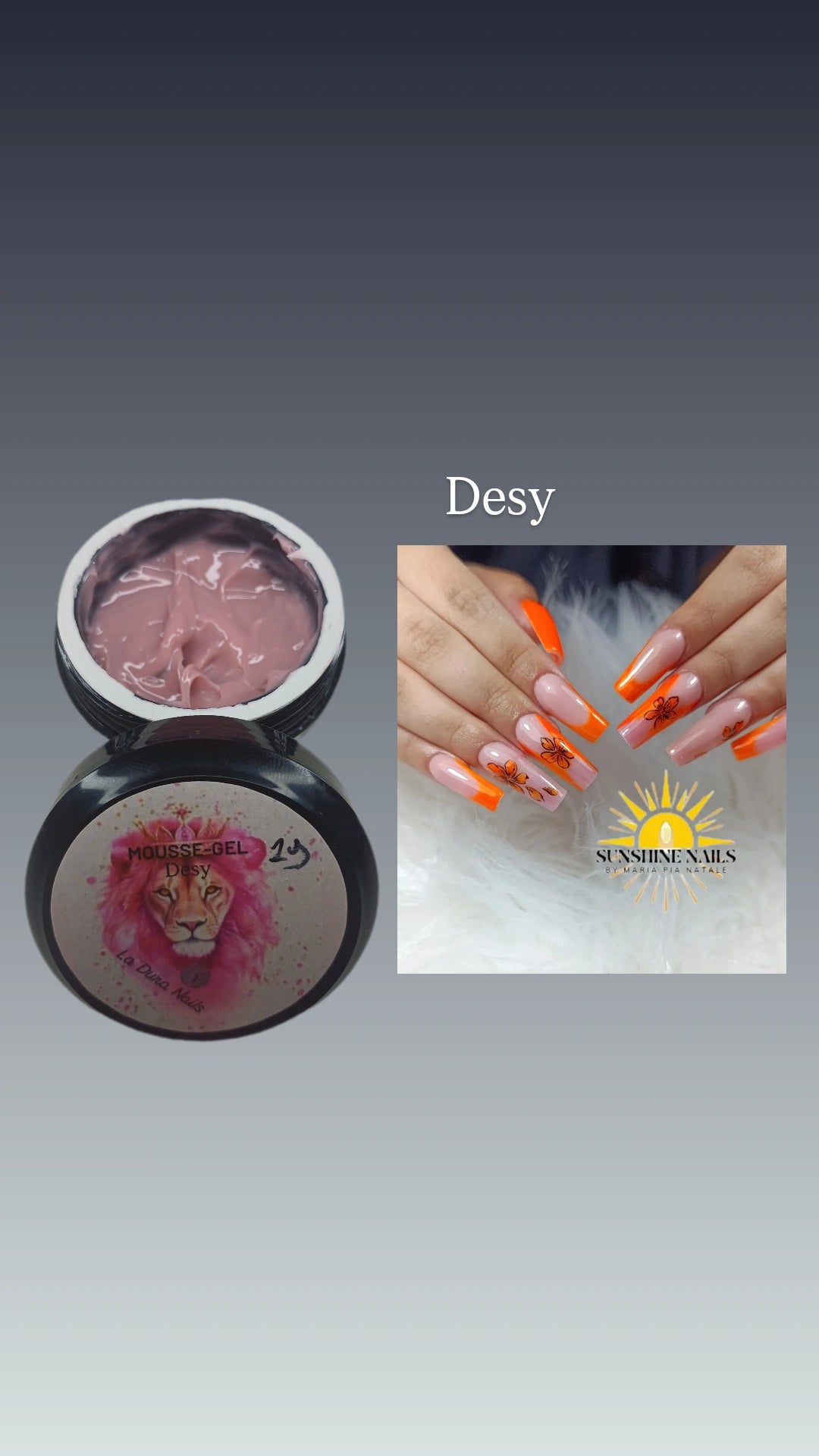 Mousse-gel desy