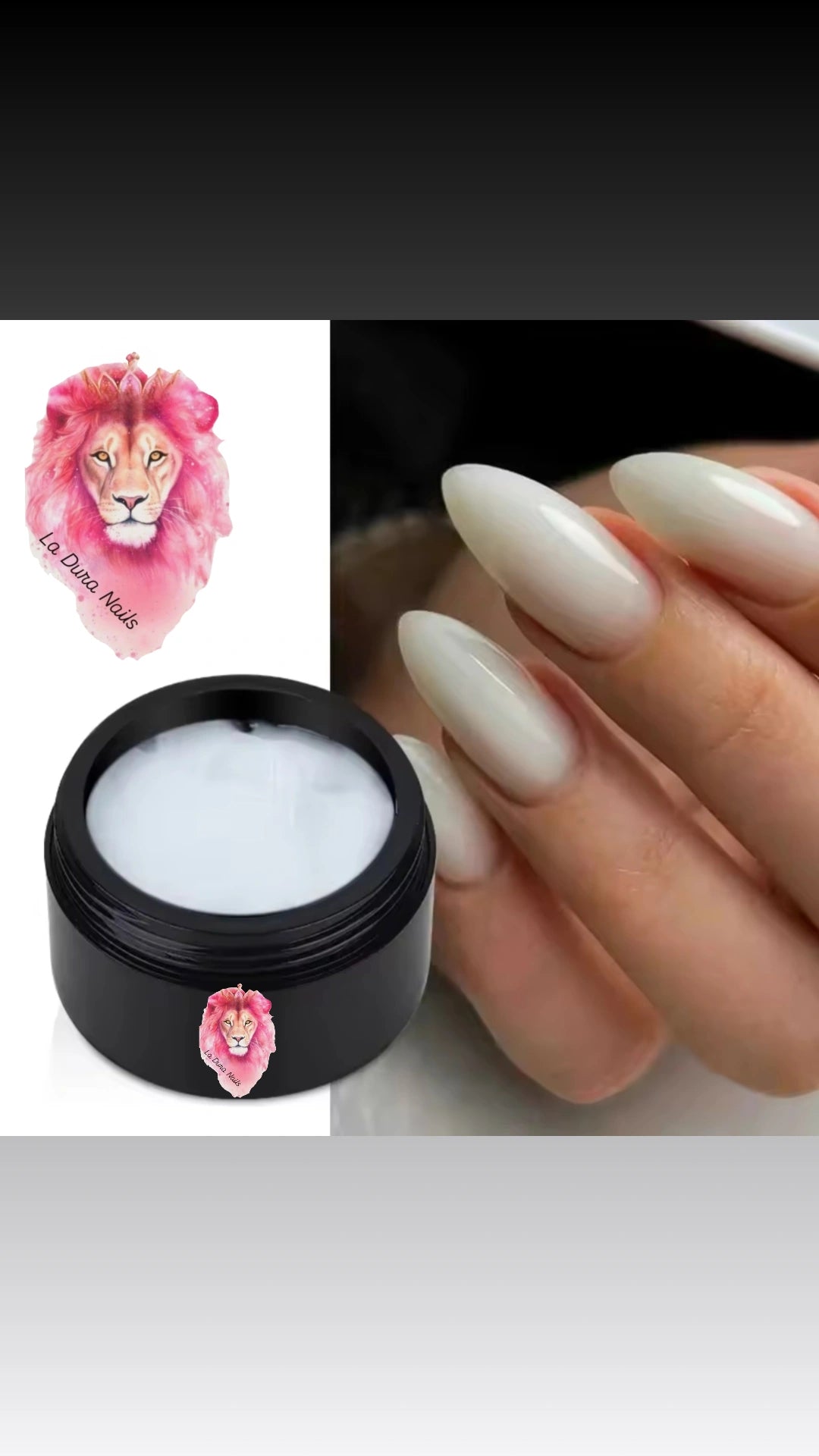 MOUSSE-GEL WHITE [LA DURA NAILS]50ml
