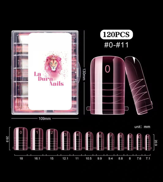 Dual form per unghie  dei piedi colore rosa