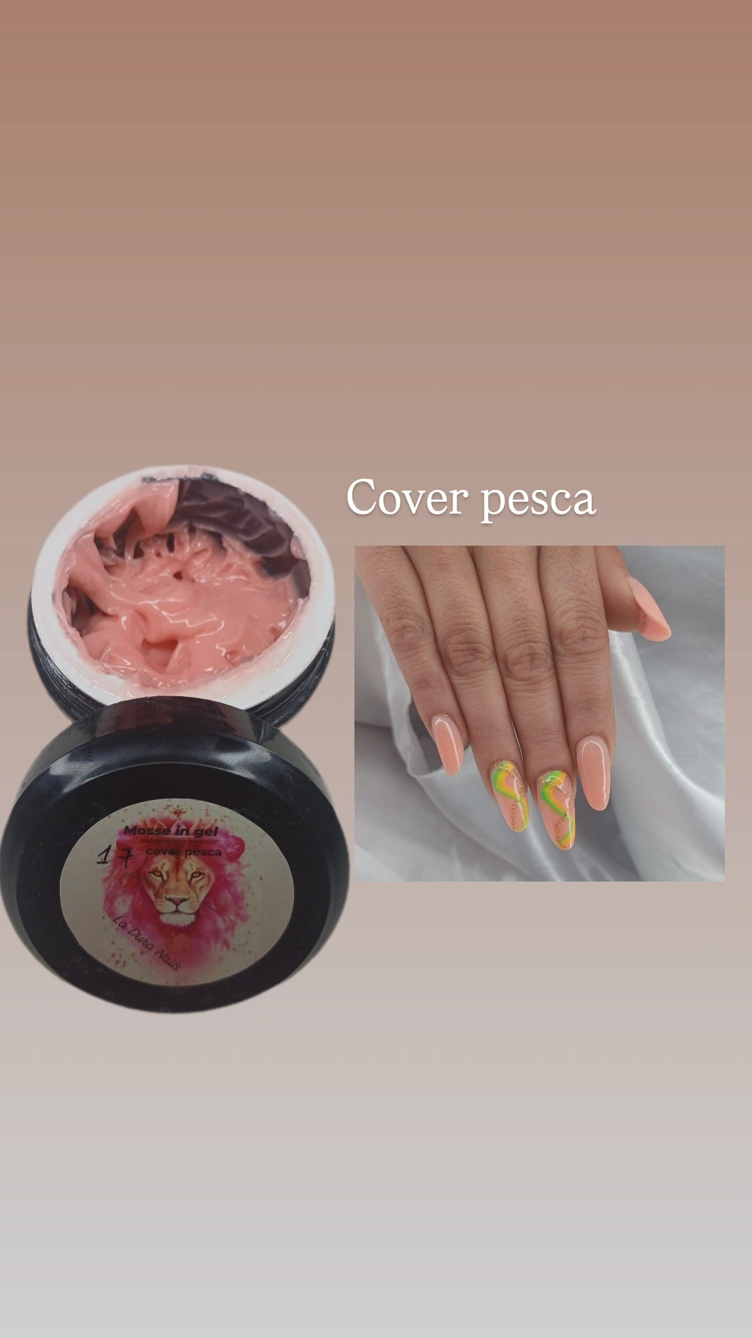 MOUSSE-GEL  COVER PESCA N17 [LA DURA NAILS]50ml