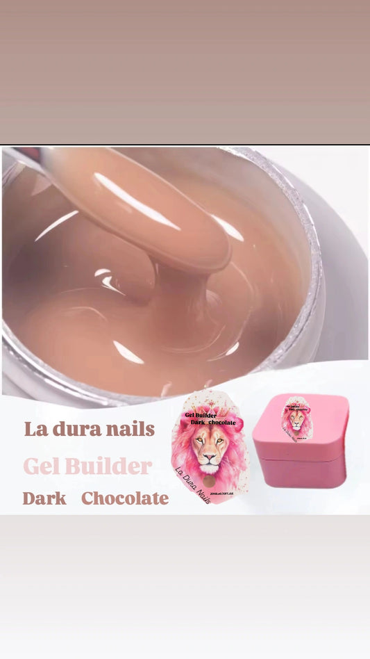 GEL BUILDER  DARK  CHOCOLAT E[LA DURA NAILS]50ml