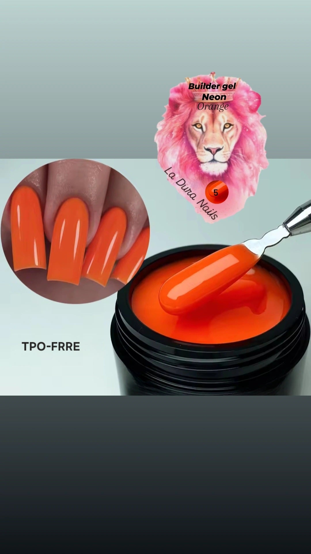 Gel Builder neon  orange n5 da 50ml
