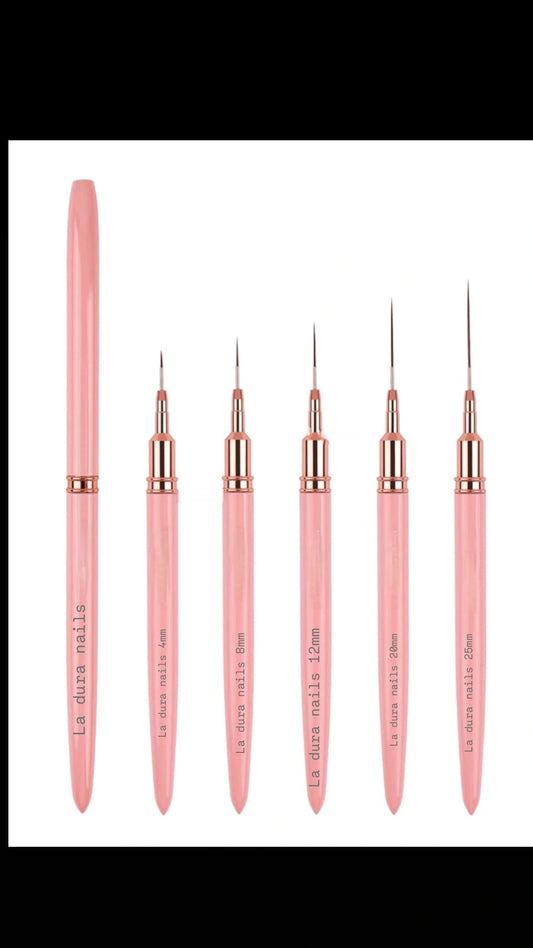 SET 6 PENNELLI AGO PER LE NAIL ART [LA DURA NAILS]