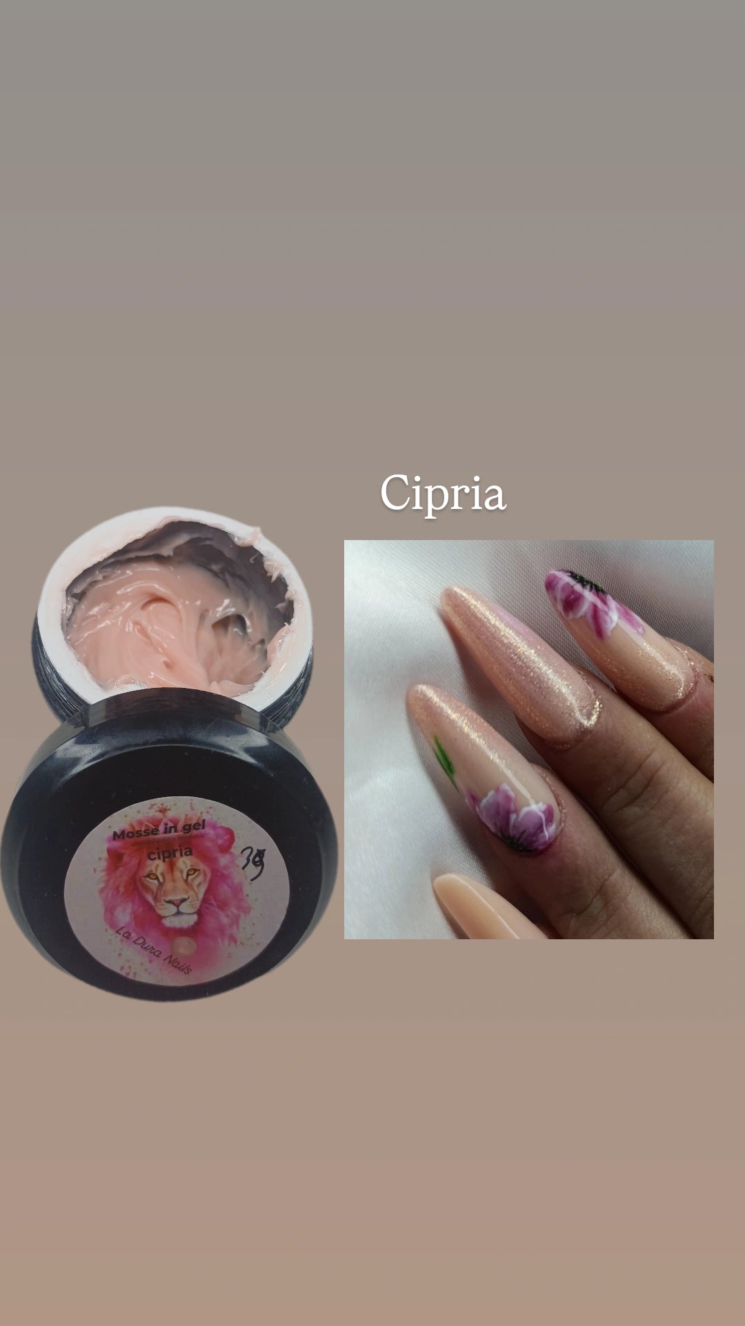 MOUSSE-GEL CIPRIA N39 [LA DURA NAILS]50ml